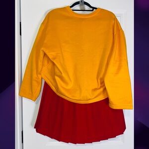 Halloween Costume 2 FOR 1 BUNDLE Plus Size Velma Dinkely Scooby Doo Size 1X